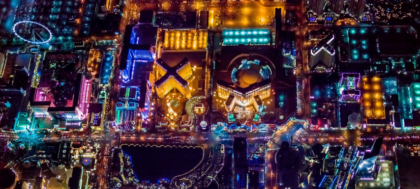 Las Vegas Blvd Aerial
