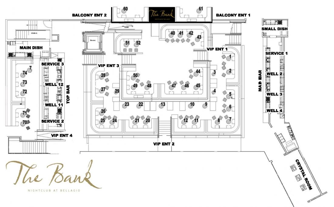 Bank Nightclub Floor Plan