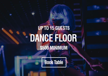 Temple Nightclub SF Dance Floor Table