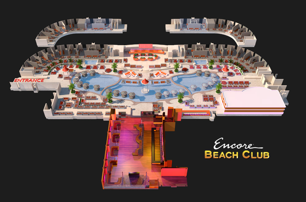 Encore Beach Club Bottle Service | Table Pricing & Reservations
