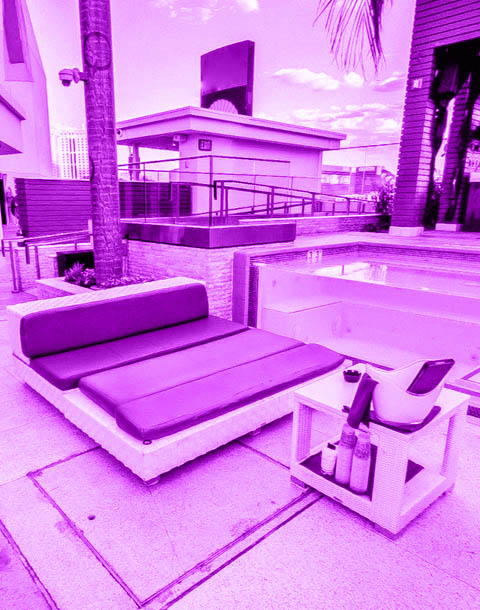 Marquee Nightclub Outdoor Daybed