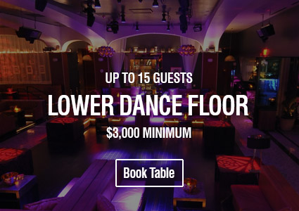 Hyde Las Vegas Lower Dance Floor Table
