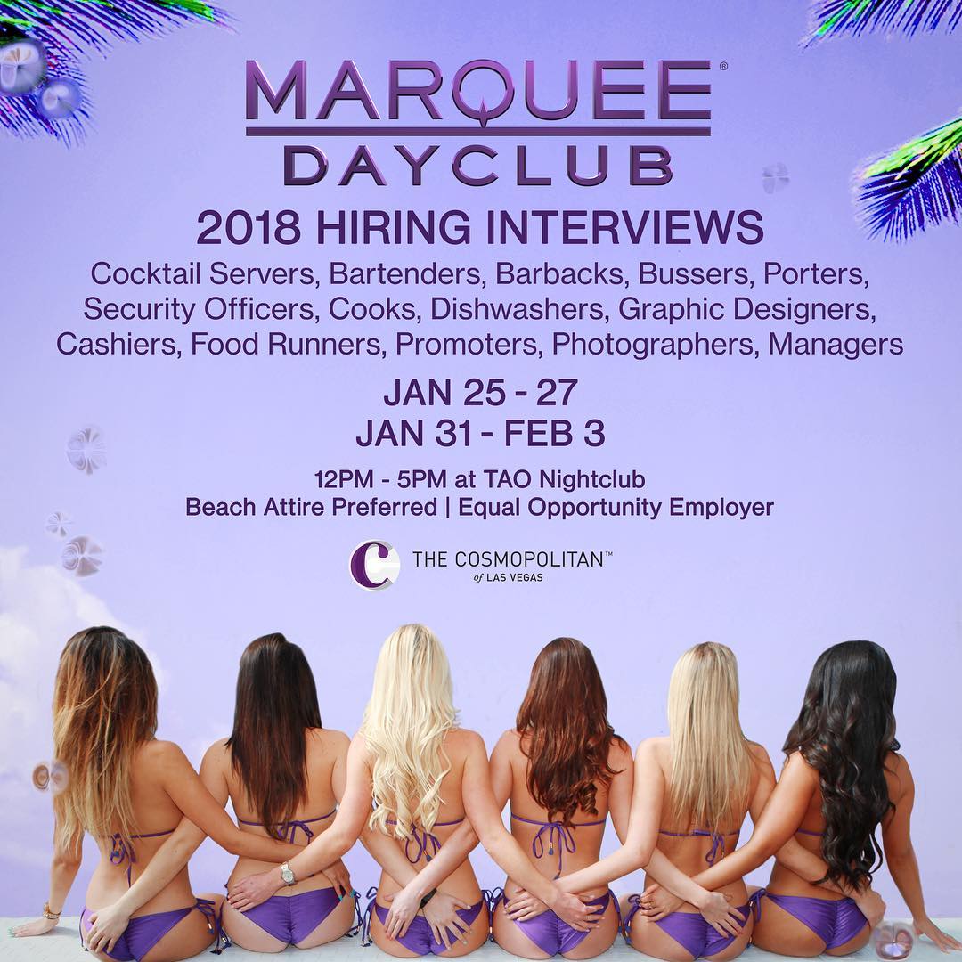 Casino hiring 2018