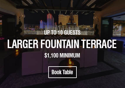 Hyde Las Vegas Larger Fountain Terrace Table