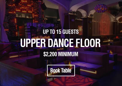 Hyde Las Vegas Upper Dance Floor Table
