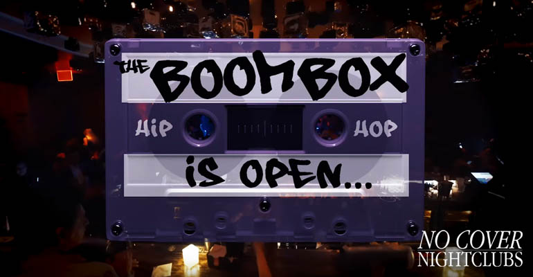 Boom Box Room Marquee Open