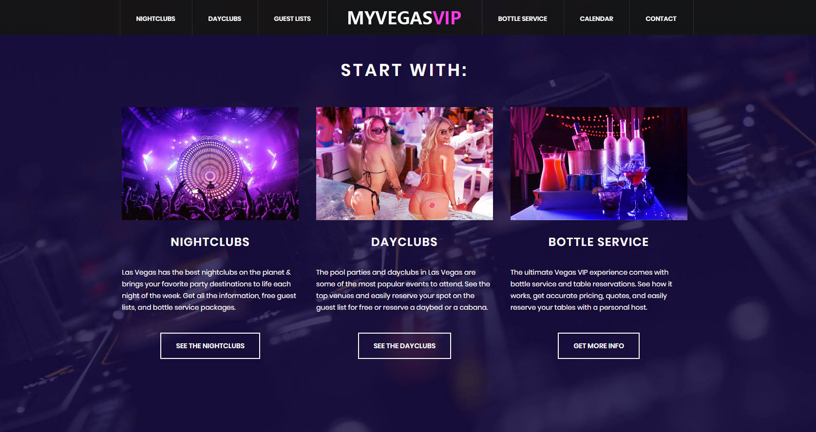 MyVegasVIP Website