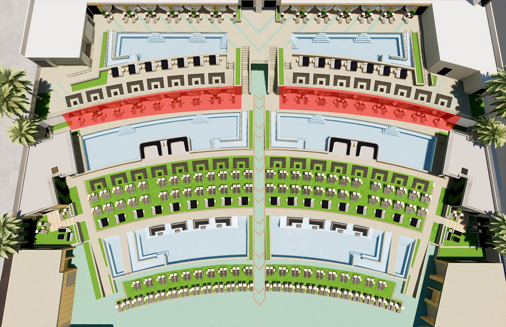 Stadium Swim Lower Cabana Seating Map 2024