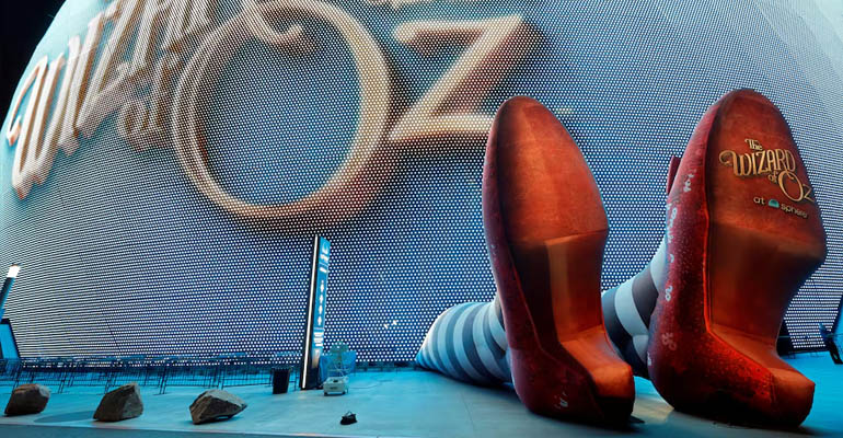 Wizard of Oz Sphere Las Vegas