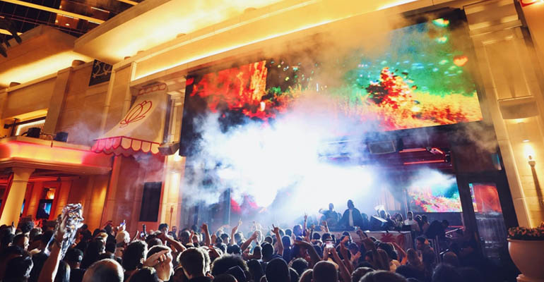 EBC At Night Stage